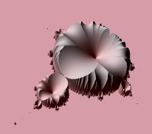 An unusual 3-D rendering of the Mandelbrot Set An unusual 3-D rendering of the Mandelbrot Set