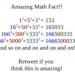 Amazing Math Fact image for Twitter