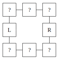 Can we find out what L and R add up to?