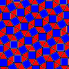the archimedean tiling 3.3.4.3.4 - the snub square tiling