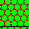 the archimedean tiling 3.6.3.6 - the trihexagonal tiling