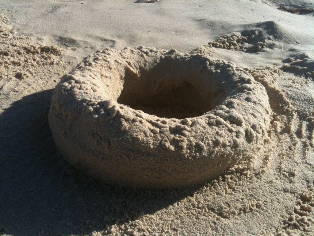 Torus (Donut) Made Of Sand