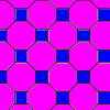 the archimedean tiling 4.8.8 - the truncated square tiling