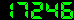 7 segment calculator display